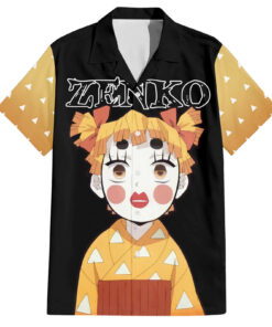 Chemise hawaïenne Zenitsu Zenko Demon Slayer Humour