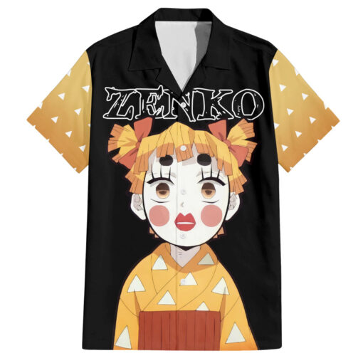 Chemise hawaïenne Zenitsu Zenko Demon Slayer Humour