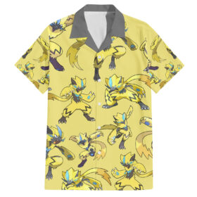 Chemise hawaïenne Zeraora Pokémon