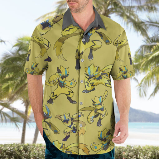 Chemise hawaïenne Zeraora Pokémon – Image 3