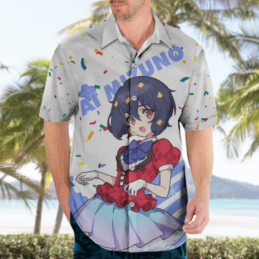 Chemise hawaïenne Zombie Land Saga Ai Mizuno – Image 3