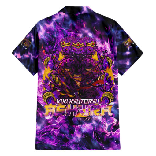 Chemise hawaïenne Zoro Kiki Kyutoryu One Piece Style Ashura – Image 2