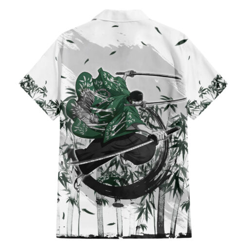 Chemise hawaïenne Zoro One Piece Bamboo Sumi-e – Image 2
