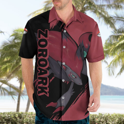 Chemise hawaïenne Zoroark Pokémon – Image 3