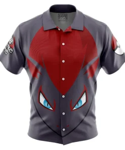 Chemise hawaïenne Visage Zoroark Pokémon