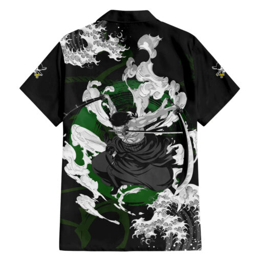 Chemise hawaïenne Zoronoa Zoro One Piece Japon – Image 2