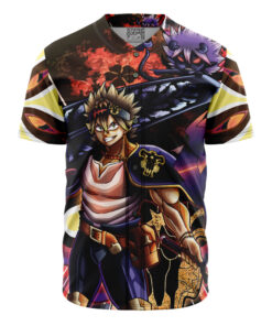 Maillot de baseball Asta x Liebe Psychédélique Black Clover Sans Bordure