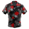 Chemise hawaïenne Aloha Noire Akatsuki