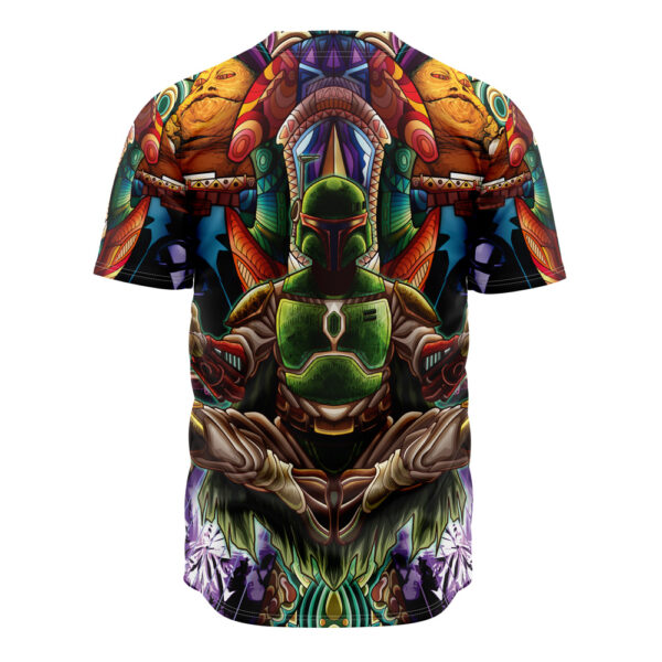Maillot de baseball Boba Fett Psychédélique Star Wars Sans Bordure – Image 3