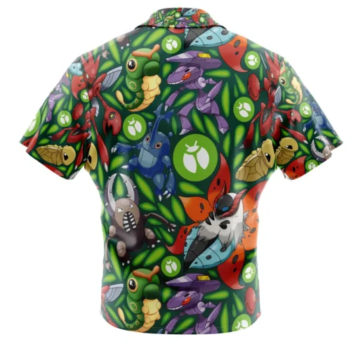 Chemise hawaïenne Type Insecte Pokémon – Image 2