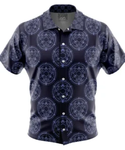 Chemise hawaïenne Cercle de Transmutation Fullmetal Alchemist
