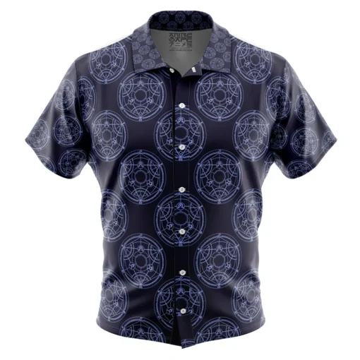 Chemise hawaïenne Cercle de Transmutation Fullmetal Alchemist