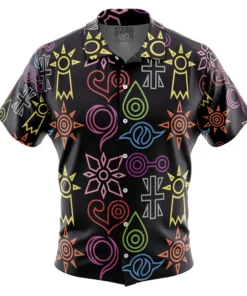 Chemise hawaïenne Symboles Digimon