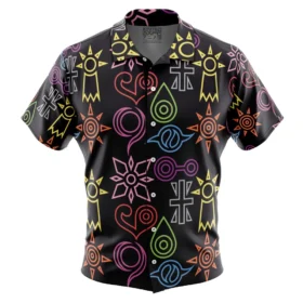 Chemise hawaïenne Symboles Digimon