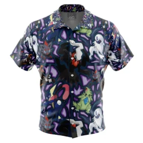 Chemise hawaïenne Pokémon Type Ténèbres