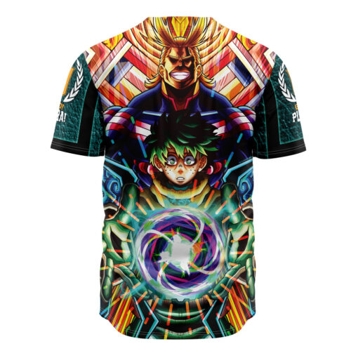 Maillot de baseball Deku x All Might Psychédélique My Hero Academia Sans Bordure – Image 3