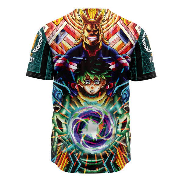 Maillot de baseball Deku x All Might Psychédélique My Hero Academia Sans Bordure – Image 3