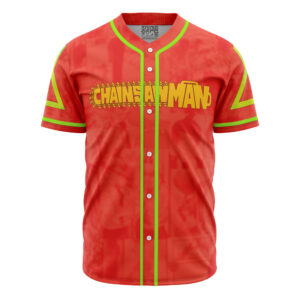 Maillot de baseball Denji Chainsaw Man