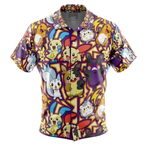 Chemise hawaïenne Type Électrique Pokémon