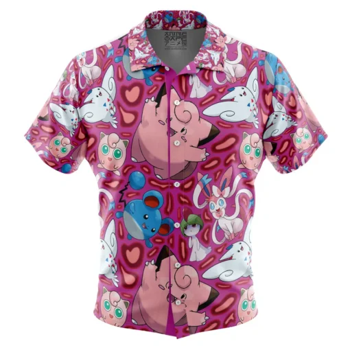 Chemise hawaïenne Type Fée Pokémon