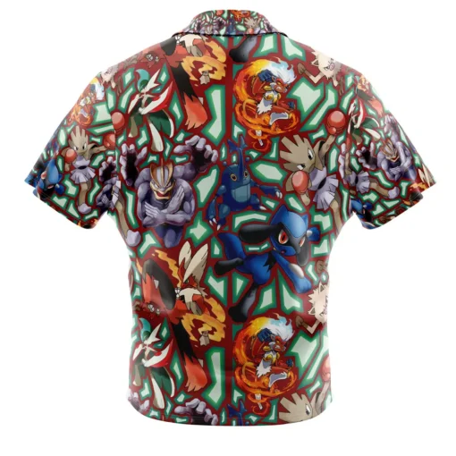 Chemise hawaïenne Type Combat Pokémon – Image 2