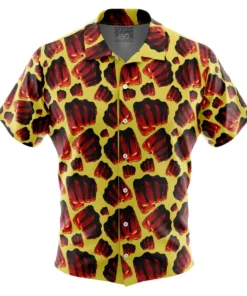 Chemise hawaïenne Saitama Poing One Punch Man
