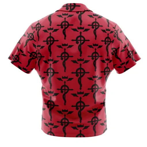 Chemise hawaïenne Croix de Flamel Fullmetal Alchemist – Image 2
