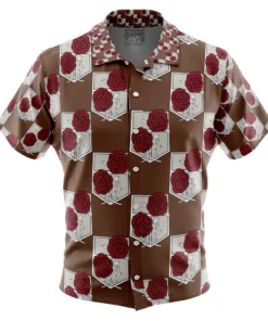 Chemise hawaïenne Garnison L’Attaque des Titans