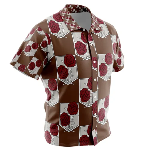 Chemise hawaïenne Garnison L’Attaque des Titans – Image 2