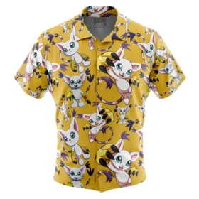 Chemise hawaïenne Gatomon Digimon