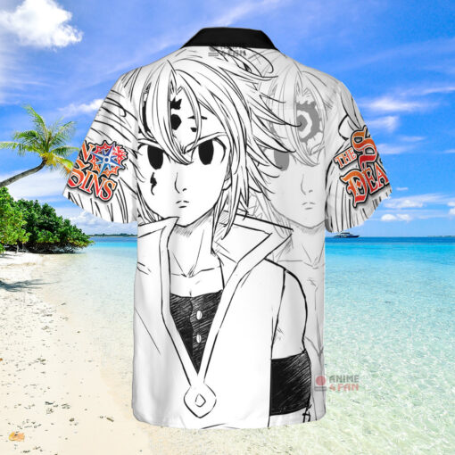 Chemise Hawaïenne Sept péchés capitaux Meliodas – Image 2