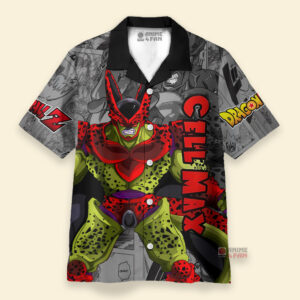 Chemise Hawaïenne Dragon Ball Cell Max