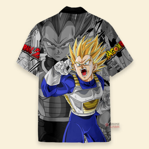 Chemise Hawaïenne Dragon Ball Végéta Super Saiyan V02 – Image 2
