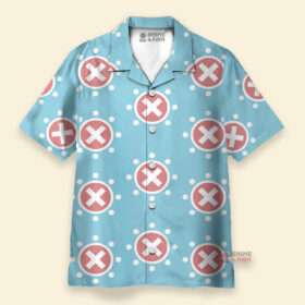 Chemise Hawaïenne Logo Chopper One Piece Bleu