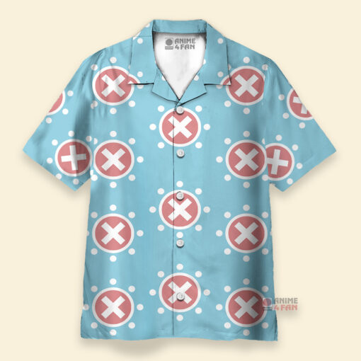 Chemise Hawaïenne Logo Chopper One Piece Bleu