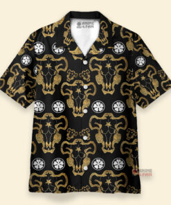 Chemise Hawaïenne Black Clover Black Bulls