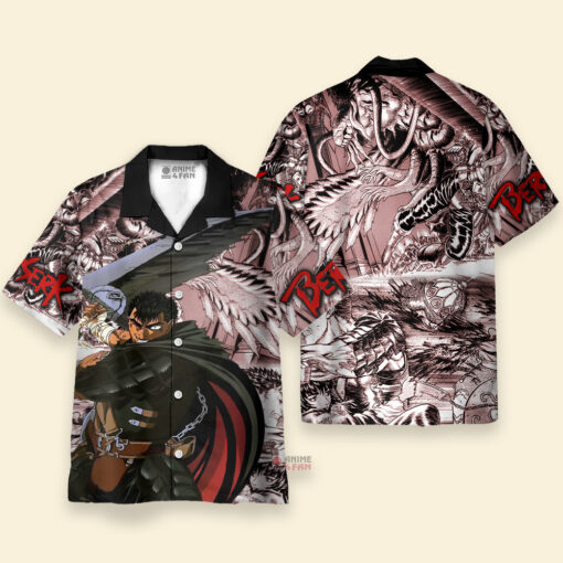 Chemise Hawaïenne Berserk Guts – Image 3
