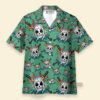 Chemise Hawaïenne One Piece Yamato Jolly Roger Vert