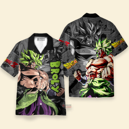 Chemise Hawaïenne Dragon Ball Broly Prêt Combat – Image 3