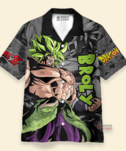 Chemise Hawaïenne Dragon Ball Broly Prêt Combat