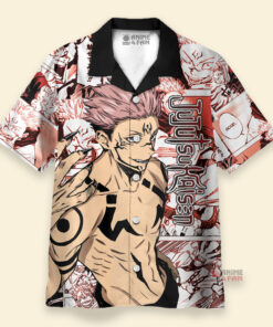 Chemise Hawaïenne Jujutsu Kaisen Sukuna Ryoumen