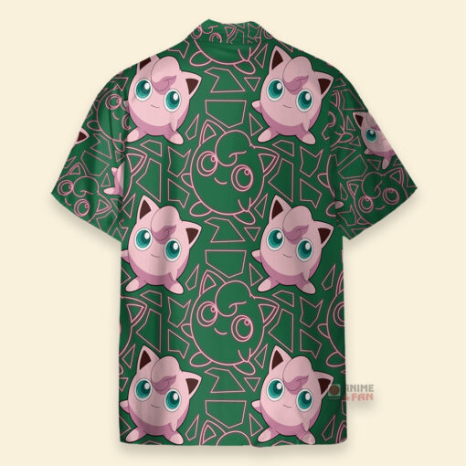 Chemise Hawaïenne Pokemon Rondoudou (Jigglypuff) Mignon – Image 2