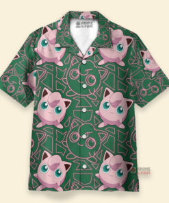 Chemise Hawaïenne Pokemon Rondoudou (Jigglypuff) Mignon