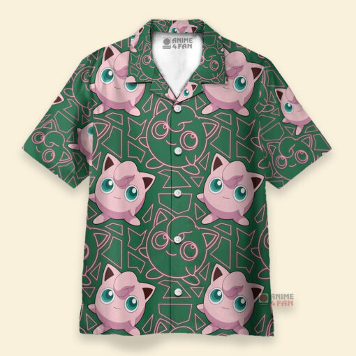 Chemise Hawaïenne Pokemon Rondoudou (Jigglypuff) Mignon