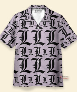 Chemise Hawaïenne Symbole de Death Note L