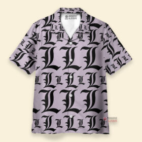 Chemise Hawaïenne Symbole de Death Note L