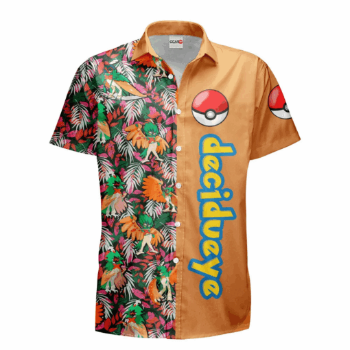Chemise Hawaïenne Pokemon Archéduc (Decidueye) – Image 2
