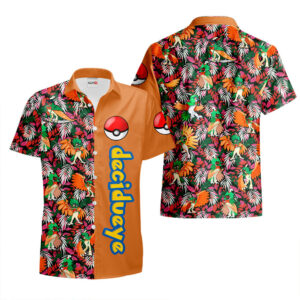 Chemise Hawaïenne Pokemon Archéduc (Decidueye)