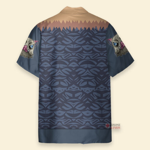 Chemise Hawaïenne Demon Slayer Kimetsu No Yaiba Inosuke – Image 2