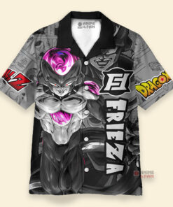 Chemise Hawaïenne Dragon Ball Noir Freezer